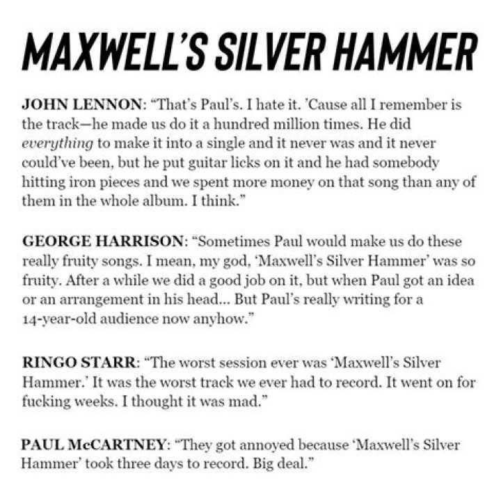 Maxwell's Silver Hammer: Unveiling the Lyrics and Meaning Behind the Iconic Song